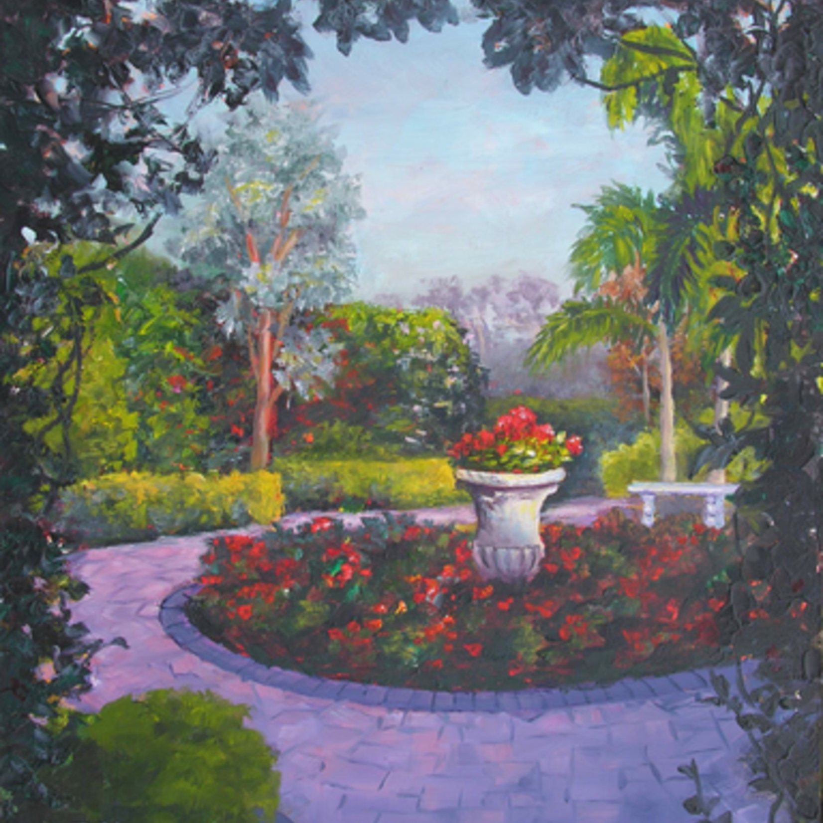 Mrs. Smith's Garden (Print, Matted, 11x14, RUTH)