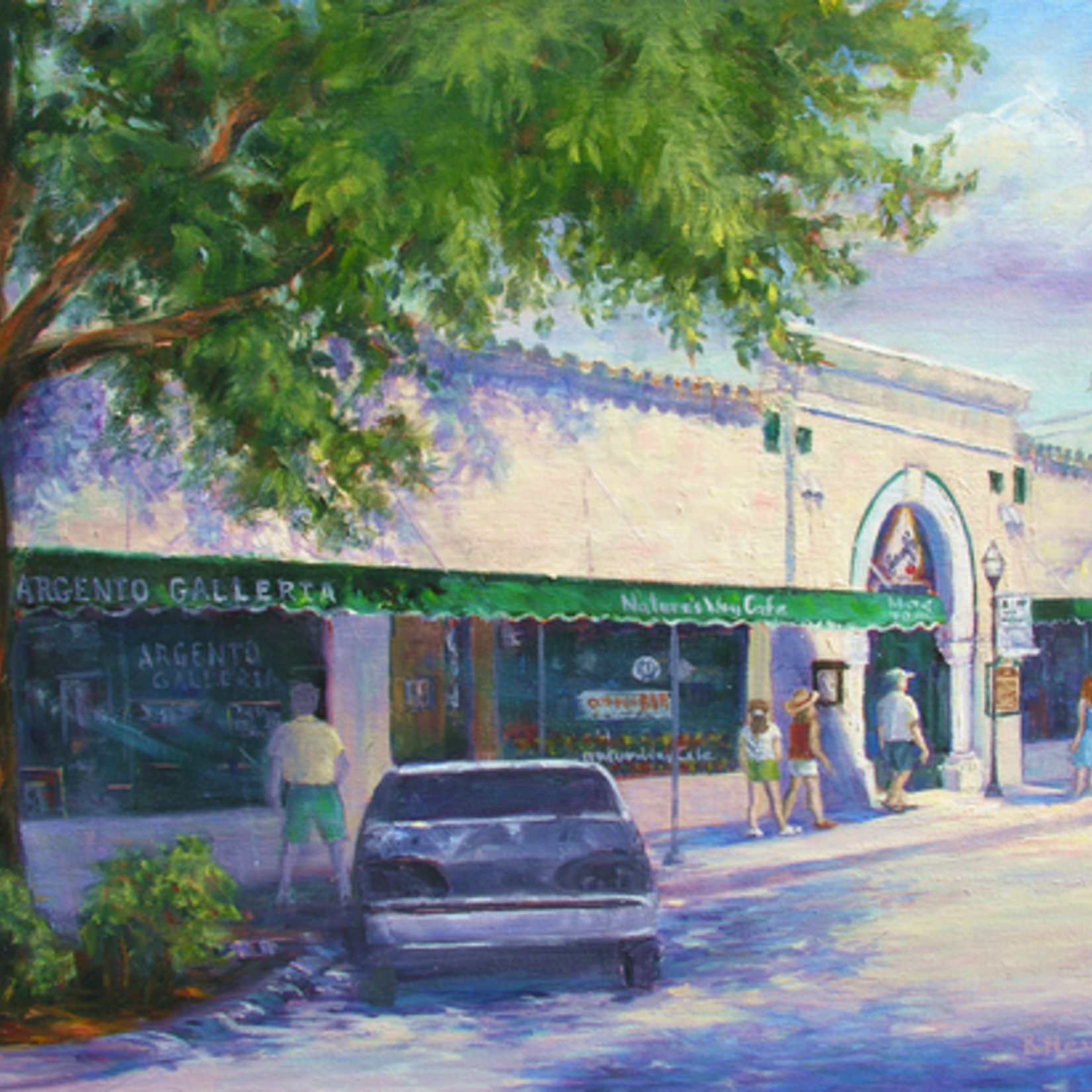 Osceola St. (Nature's Way Cafe, Print, Matted, 11x14, RUTH)