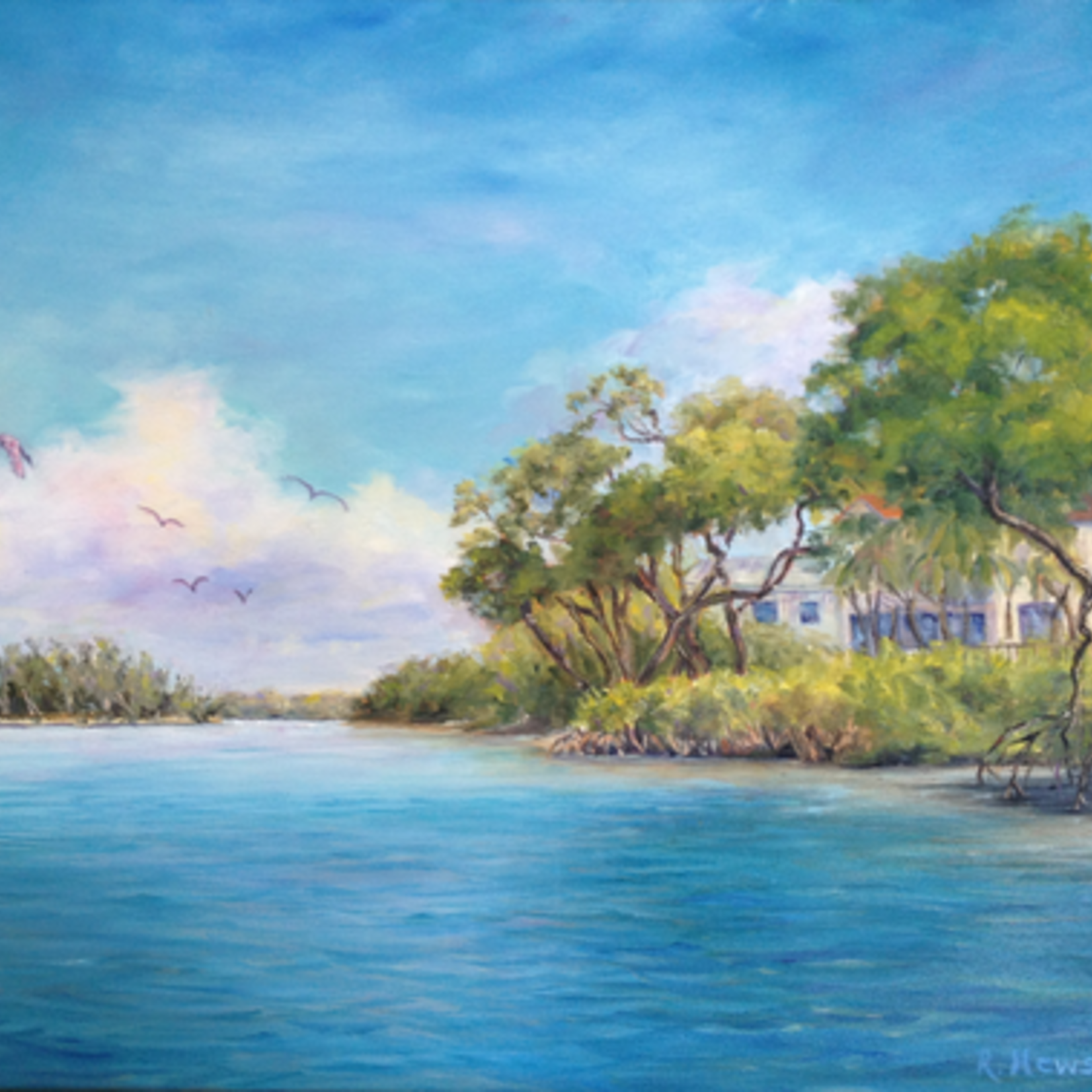 Passage To The Sandbar (Print, Matted, 11x14, RUTH)