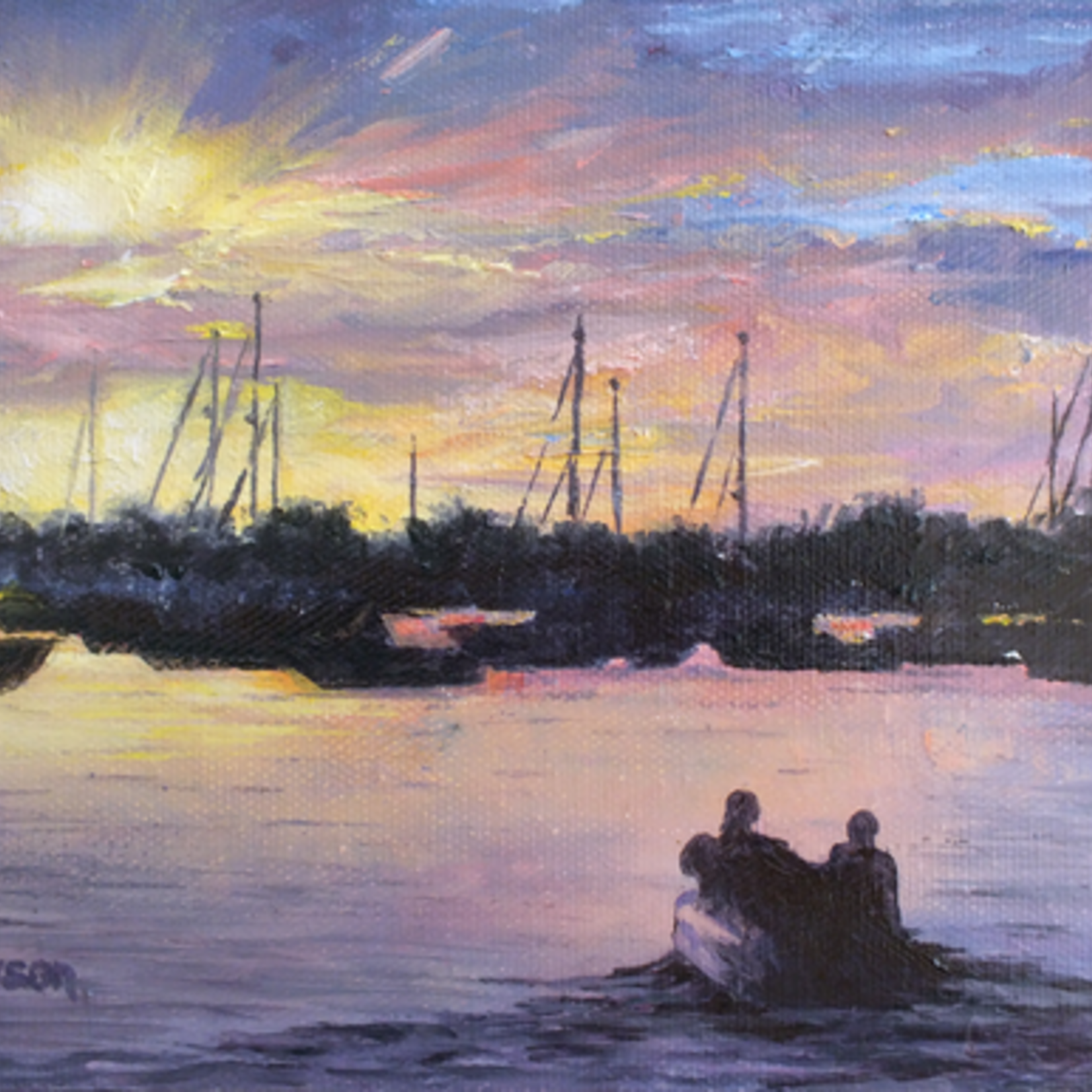 Into The Sunset (Print, Matted,11"x14" RUTH)