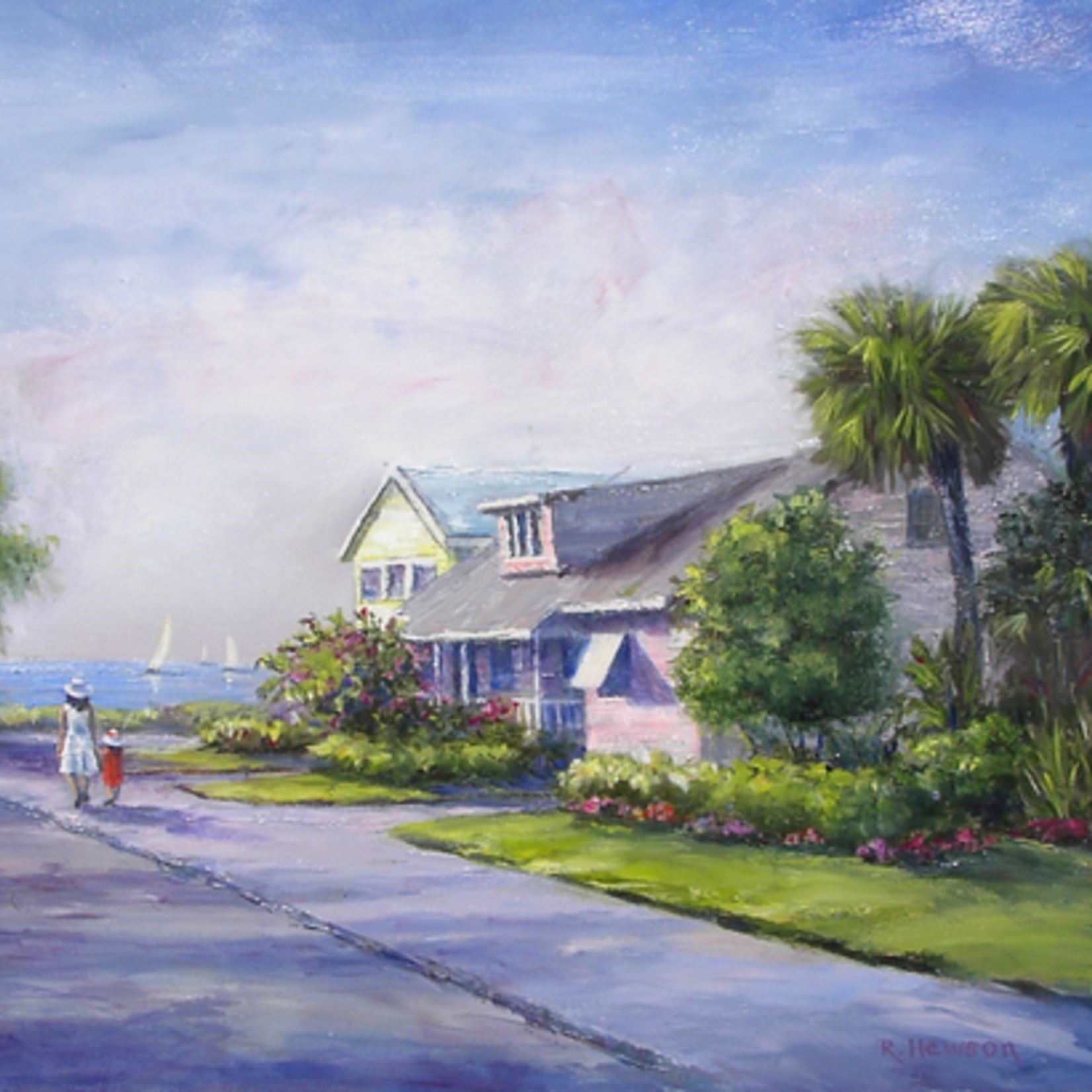 Seminole St. Stroll (Print, Matted, 11x14, RUTH)