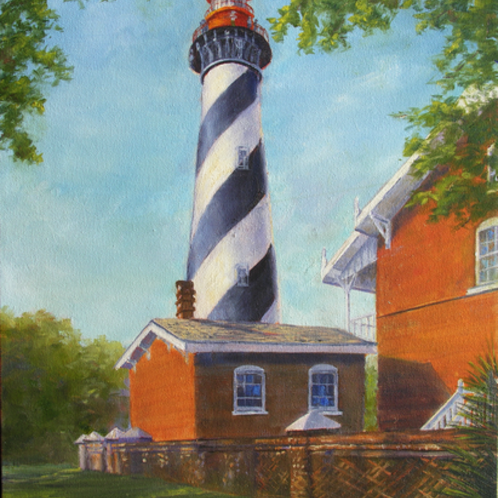 St. Augustine Light (Print, Matted, 11x14, RUTH)