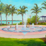 Fountains of Fun, Indian Riverside Park (Print, Matted,11x14, RUTH)