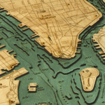 WoodChart Manhattan (Bathymetric 3-D Nautical WOODCHART)