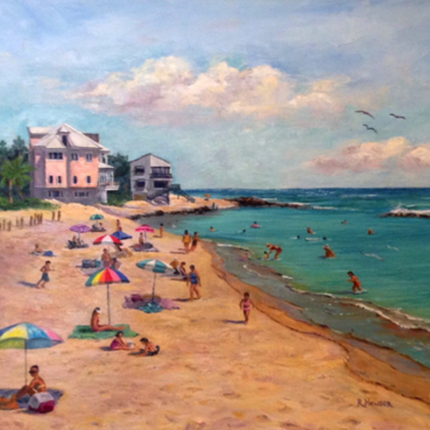 Bathtub Beach (Print, Matted, 11x14, RUTH)