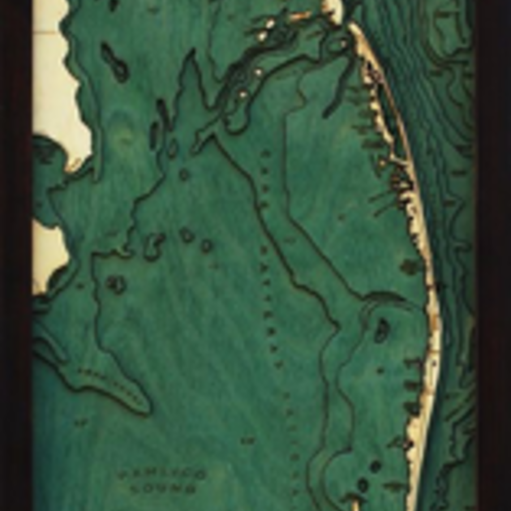 WoodChart Outer Banks, NC (Bathymetric 3-D Nautical WOODCHART)