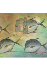 Ken Dara SINGLE FISH PRINT (Gyotaku, Asstd., 8x10 Frame, KEND)