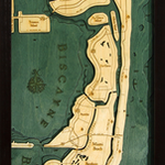 WoodChart Miami Beach, FL (Bathymetric 3-D Nautical WOODCHART)