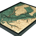 WoodChart Tampa Bay/St. Petersburg, FL (Bathymetric 3-D Nautical WOODCHART)