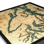 WoodChart Puget Sound, WA (Bathymetric 3-D Nautical WOODCHART)