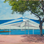 Sails at Riverwalk Stage (Print, Matted, 11x14, RUTH)