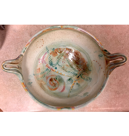 Gail Snively BOWL, Centerpiece bowl w/Handles, Lg, GAIS