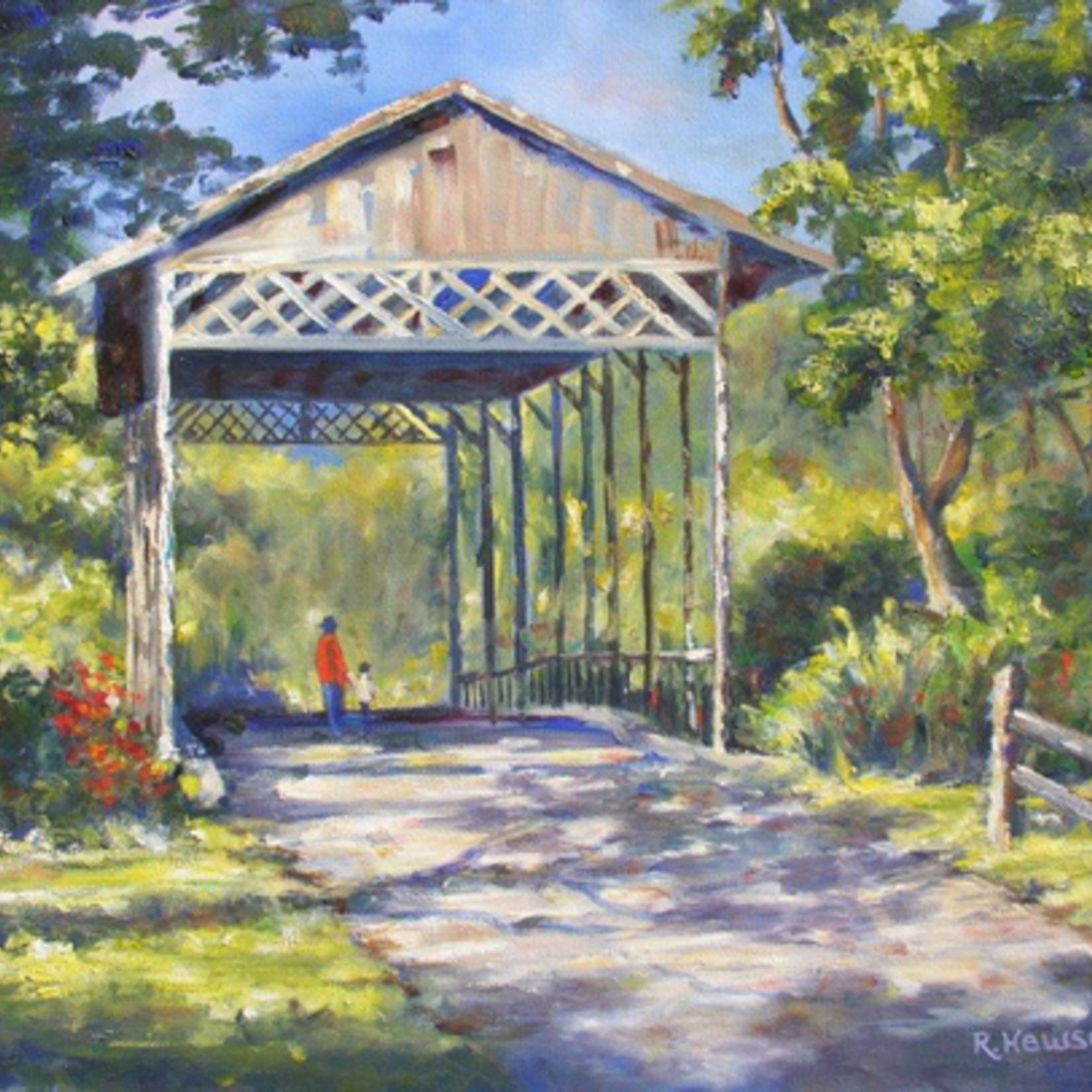 Floridian Covered Bridge (Print, Matted, 11x14, RUTH)
