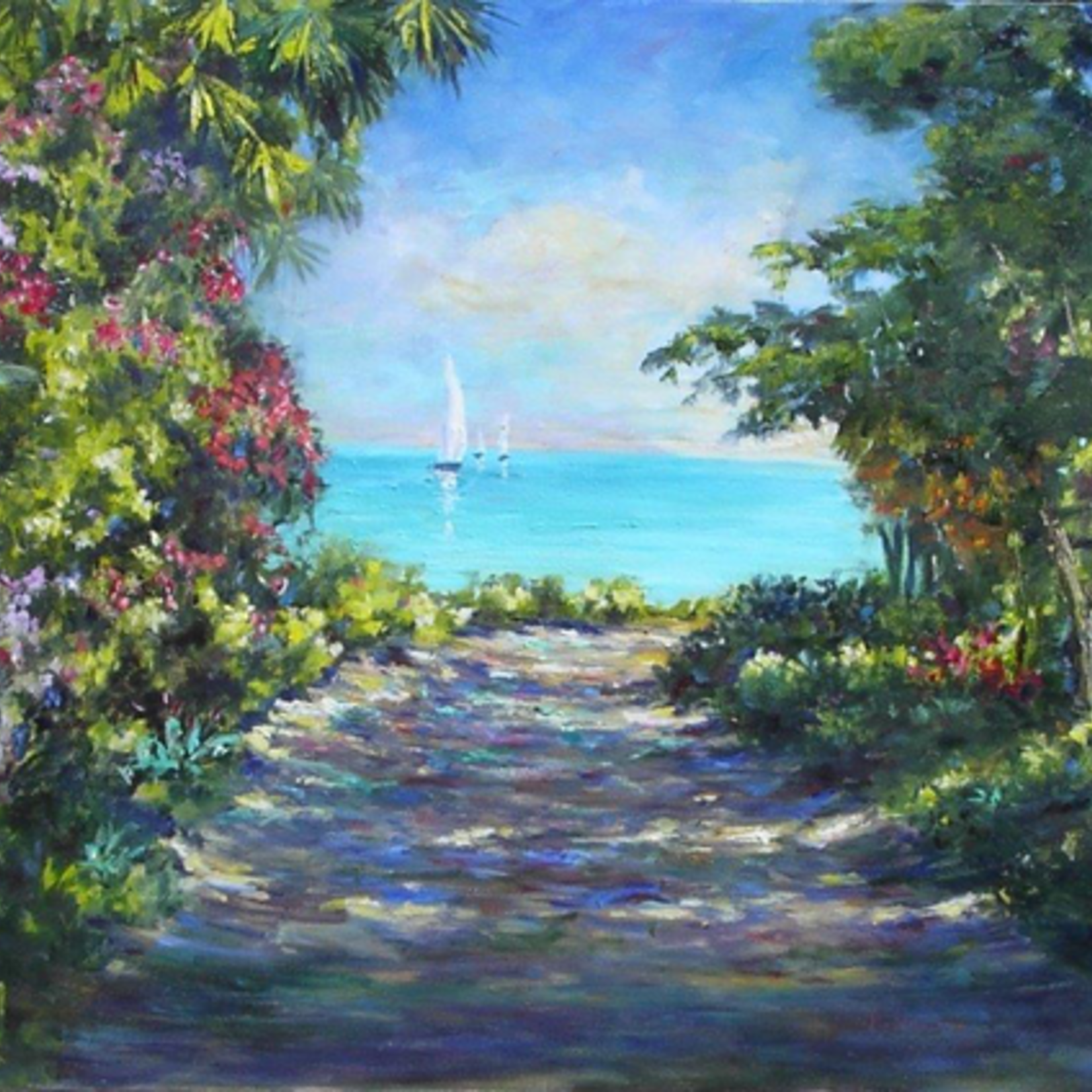 Pathway To Florida Bay (Print, Matted,11x14, RUTH)