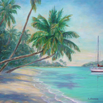 Caribbean Isle (Print, Matted, 11x14, RUTH)