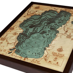 WoodChart Lake Tahoe (Lg, Bathymetric 3-D Nautical WOODCHART)