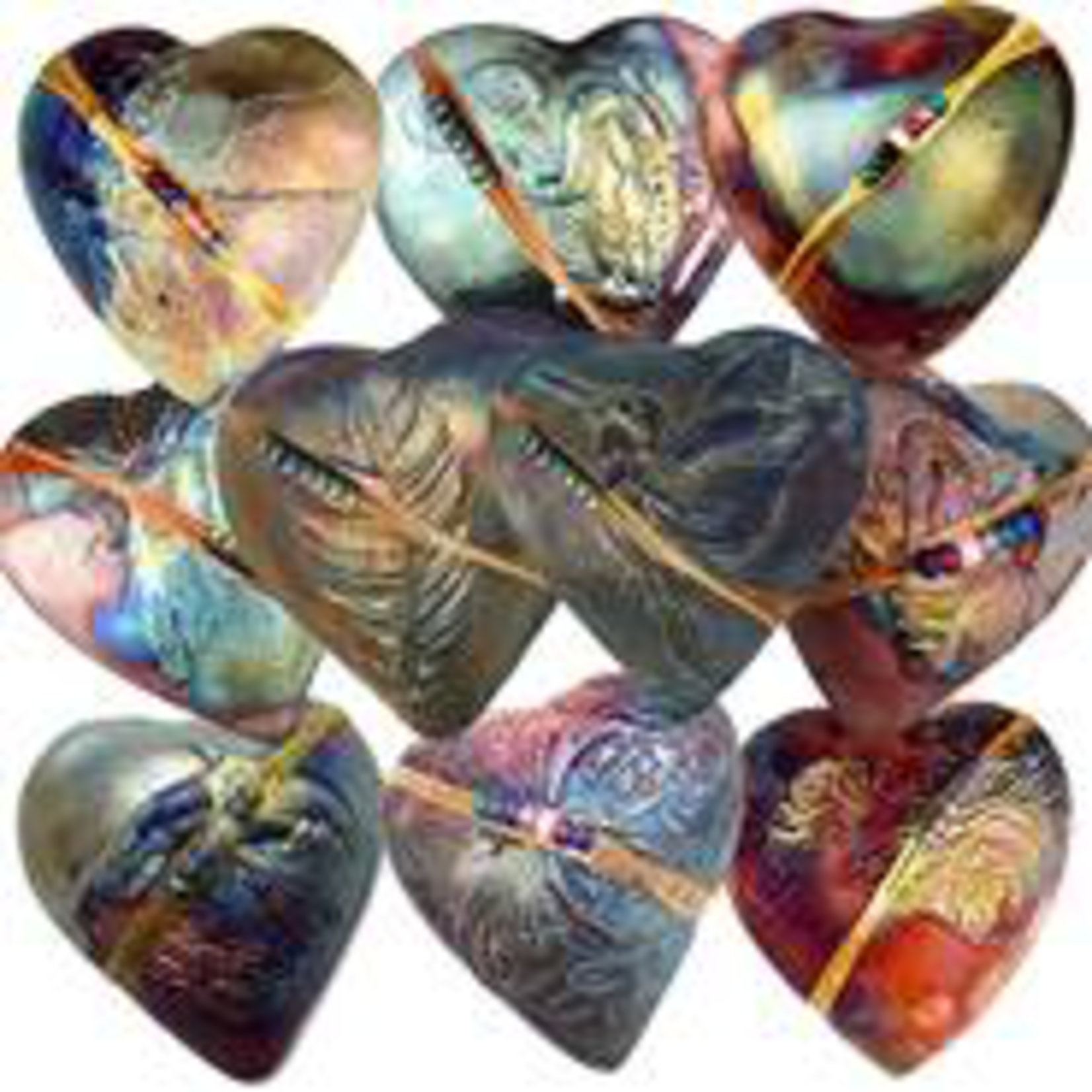 J Davis Studios STARRY NIGHT (HEART, innerSpirit Rattle, JDAV)