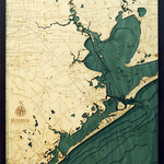 WoodChart Houston (Bathymetric 3-D Nautical WOODCHART)