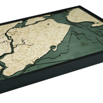 WoodChart Staten Island (Bathymetric 3-D Nautical WOODCHART)