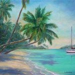 Sailing the Caribbean (Print, Matted,11x14, RUTH)