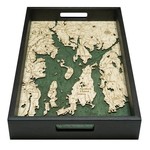 WoodChart Narragansett Bay / Newport (TRAY, Bathymetric 3-D Nautical WOODCHART)