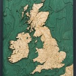 WoodChart United Kingdom (Bathymetric 3-D Nautical WOODCHART)