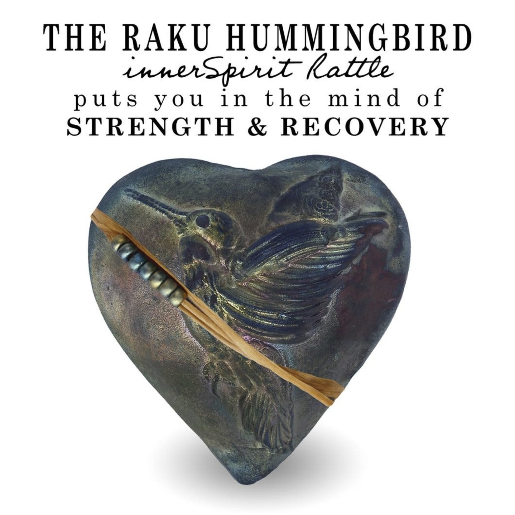 J Davis Studios HUMMINGBIRD WHISPERER (HEART, innerSpirit Rattle, JDAV)
