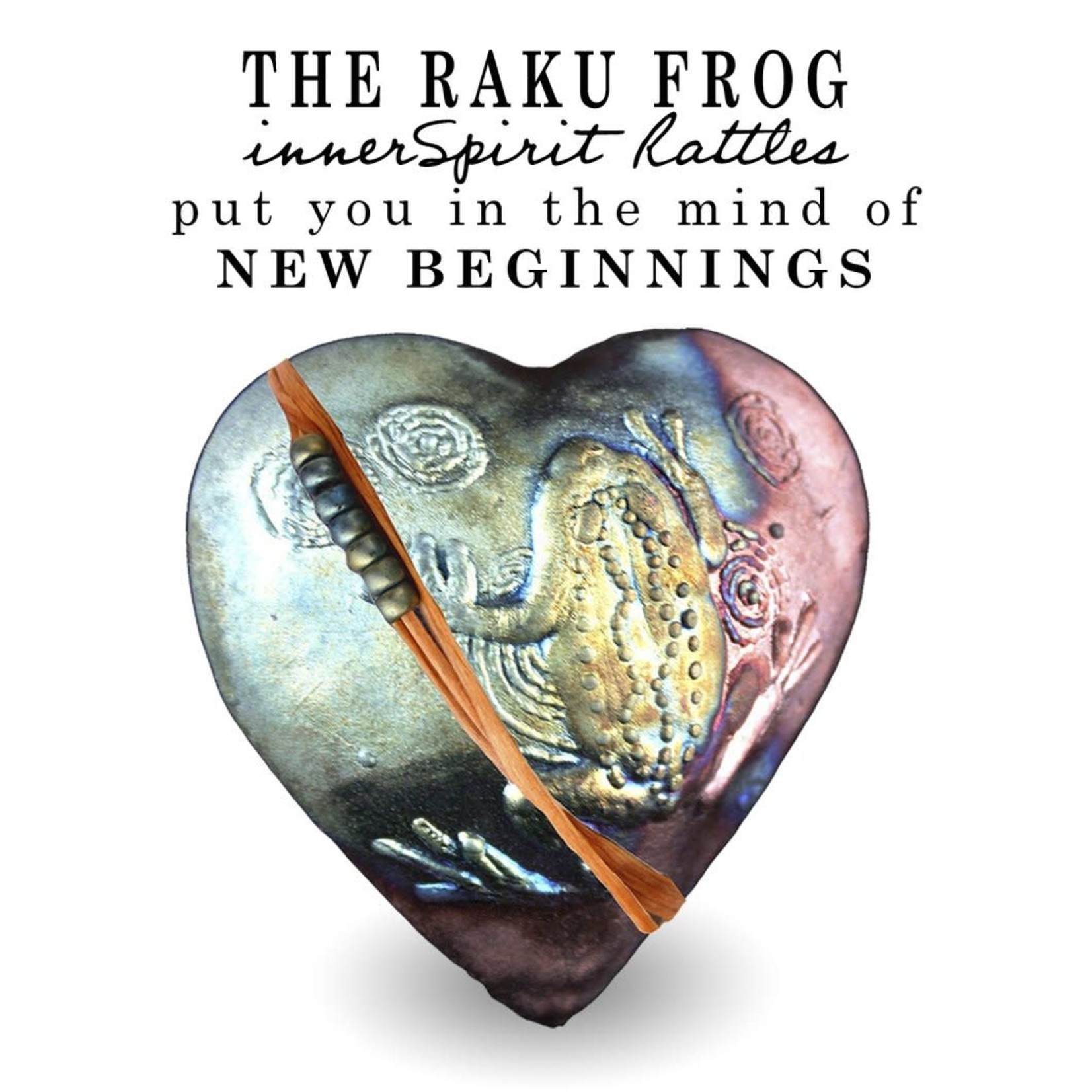 J Davis Studios FROG (HEART, innerSpirit Rattle, JDAV)