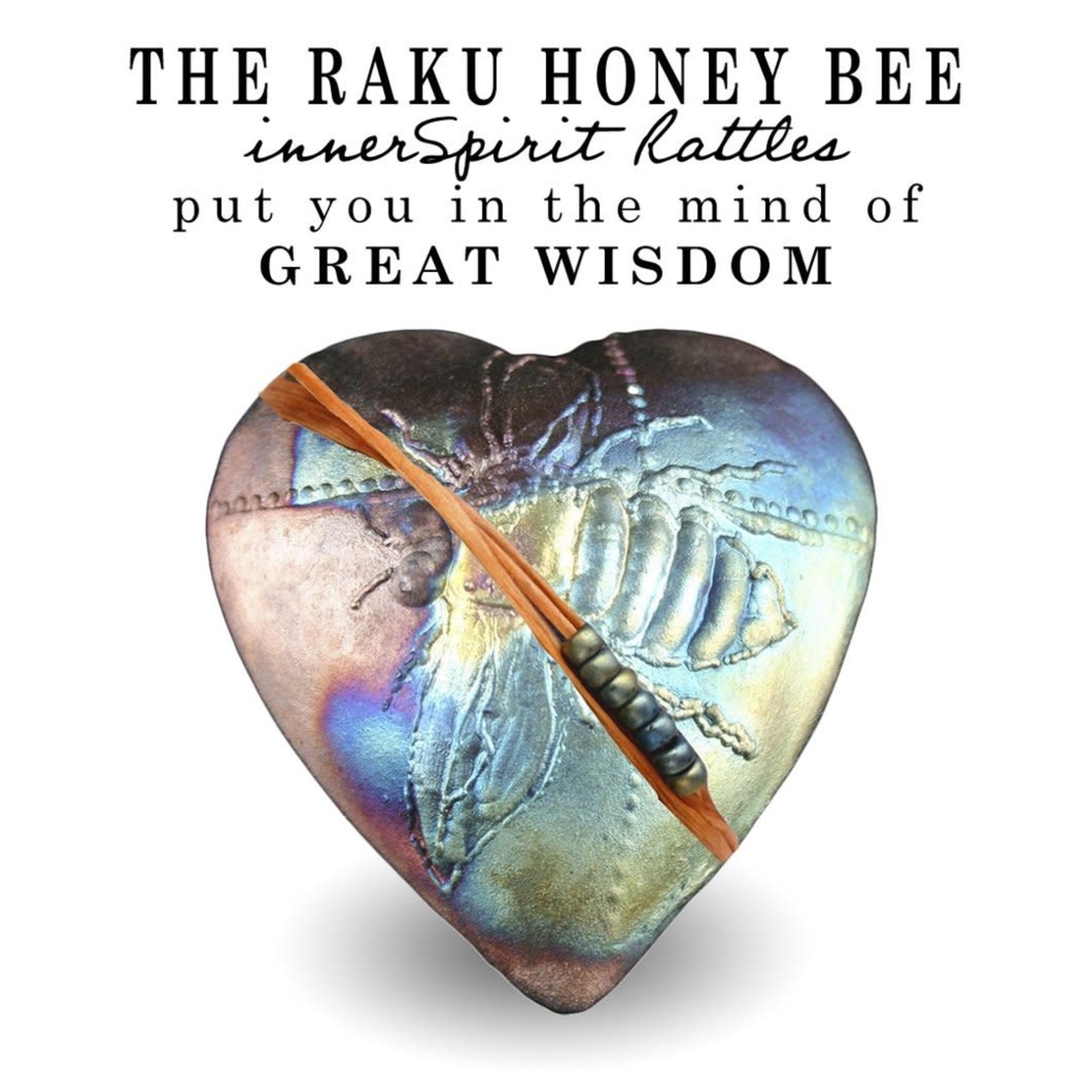 J Davis Studios BUMBLE BEE (HEART, innerSpirit Rattle, JDAV)