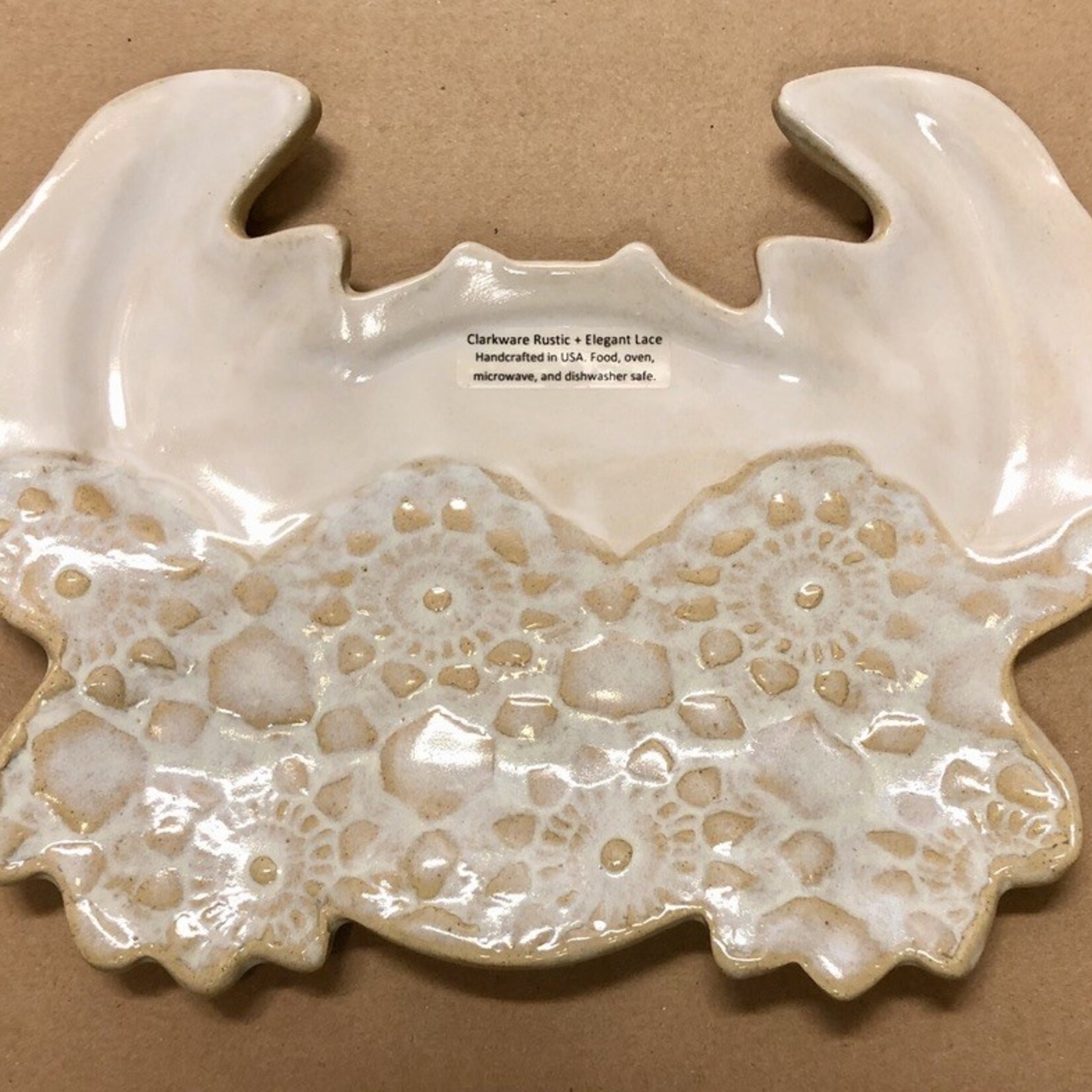 Clarkware Pottery CRAB TRAY (CLARK)