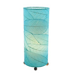 Eangee Home Design Lamp, EANGEE, Cocoa Leaf Cylinder, 17x7", sea blue