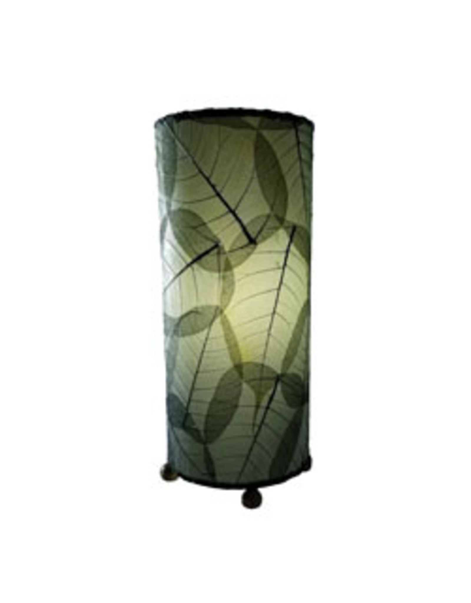 Eangee Home Design Lamp, EANGEE, BANYAN Cylinder, 17x7", green