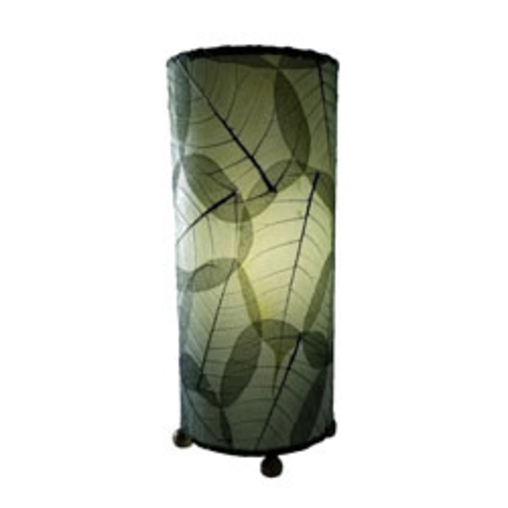 Eangee Home Design Lamp, EANGEE, BANYAN Cylinder, 17x7", green