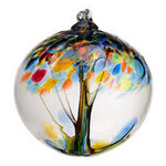 Kitras Art Glass HOPE (Trees of Enchantment, 2" D., KITRAS)