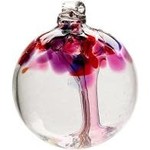 Kitras Art Glass LOVE (Trees of Enchantment, 6" D., KITRAS)