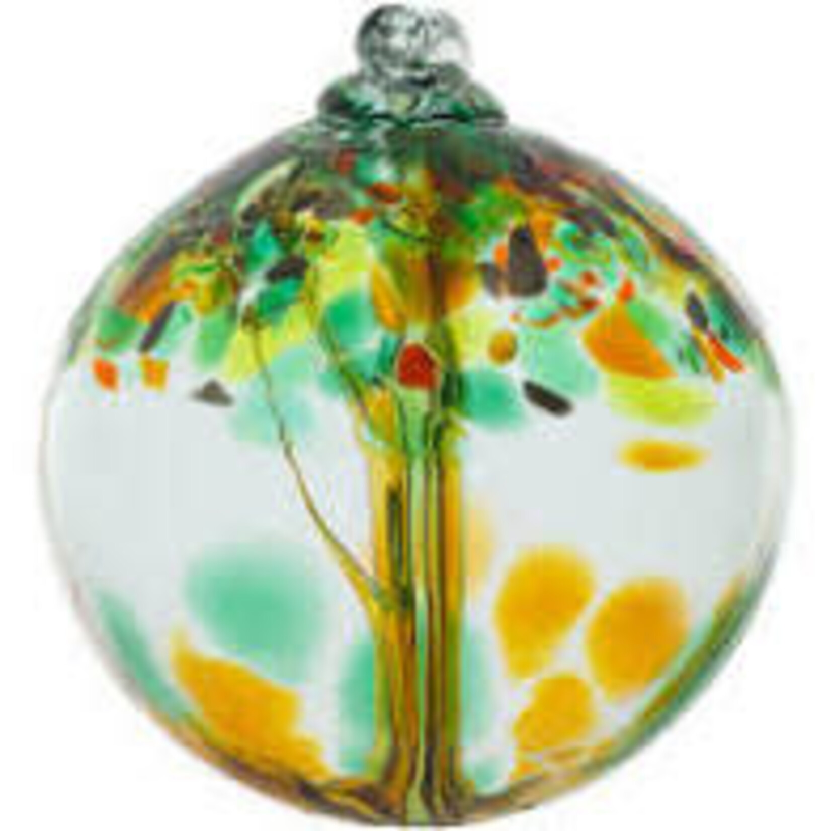 Kitras Art Glass PROSPERITY (Trees of Enchantment, 2" D., KITRAS)
