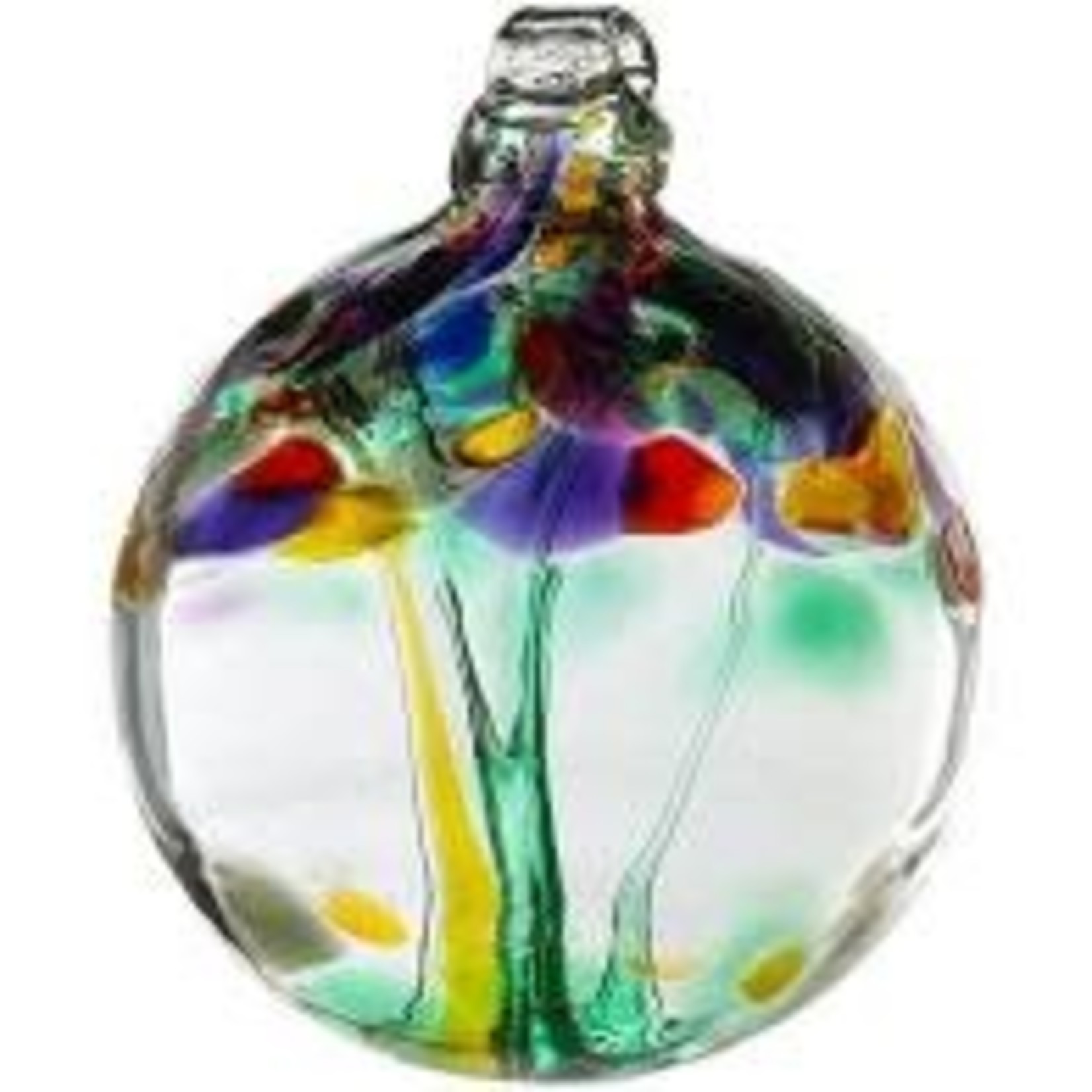 Kitras Art Glass REMEMBRANCE (Trees of Enchantment, 6" D., KITRAS)