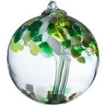 Kitras Art Glass WELL BEING (Trees of Enchantment, 2" D., KITRAS)