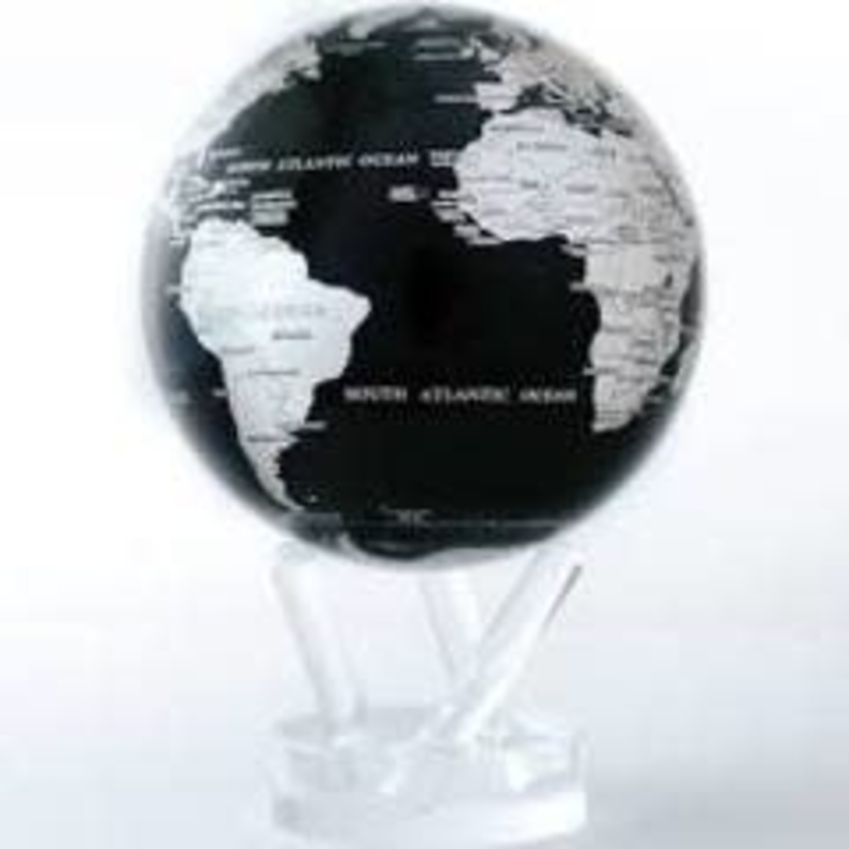 Mova Globes SILVER & BLACK (MOVA Globe 6" w/Acrylic Base)
