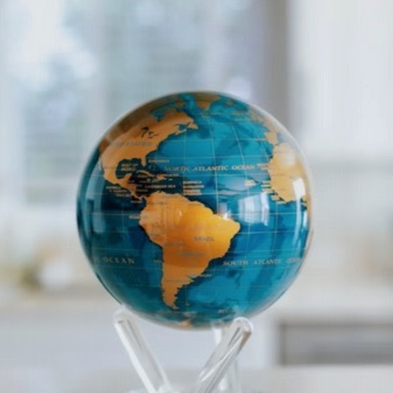 Mova Globes BLUE AND GOLD 6" (MOVA Globe 6" w/Acrylic Base)