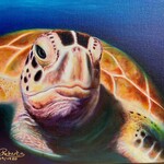 Susan Roberts ELMER, giclee on GW canvas, 8x10" SUSR