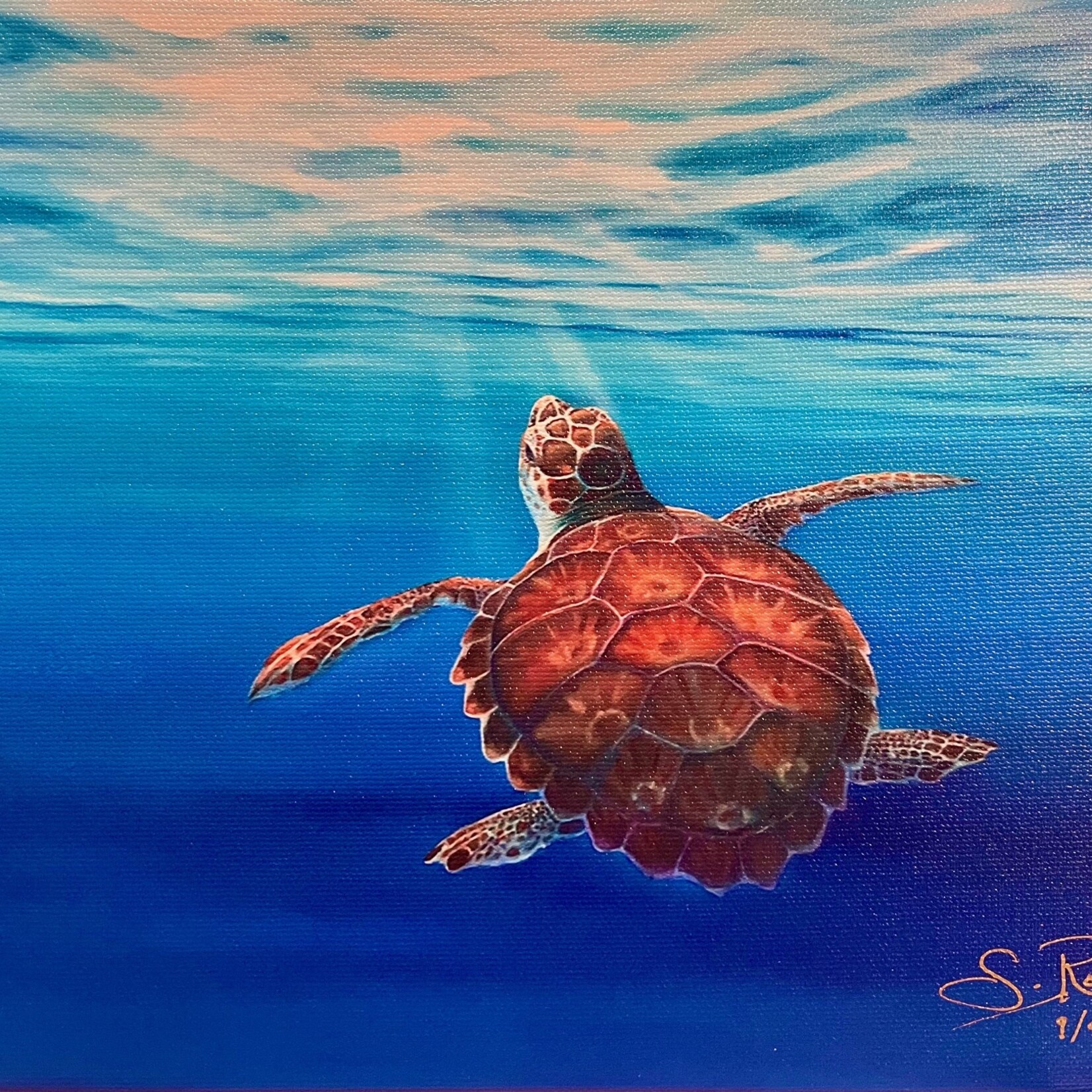 Susan Roberts Sunny Days, giclee on GW canvas, 8x10", SUSR