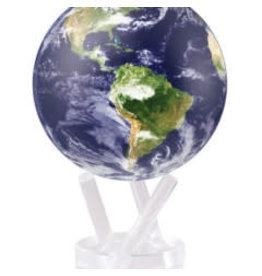 Mova Globes EARTH WITH CLOUDS (MOVA Globe 8.5" w/Acrylic Base)