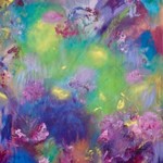 Teresa Kay Night Garden, giclee on archival canvas, 16x20", TERK