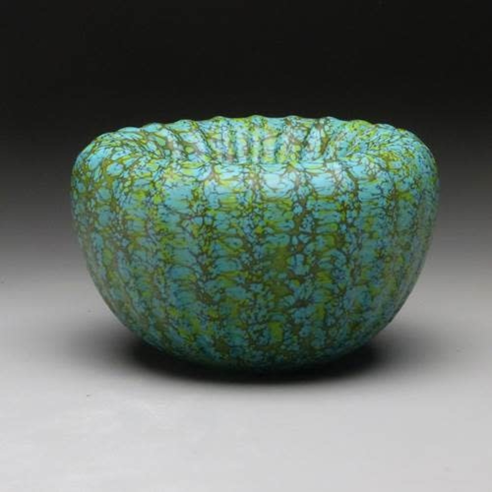 Thomas Spake Studios Green Treasure Bowl, 4x3x4", SPAKE