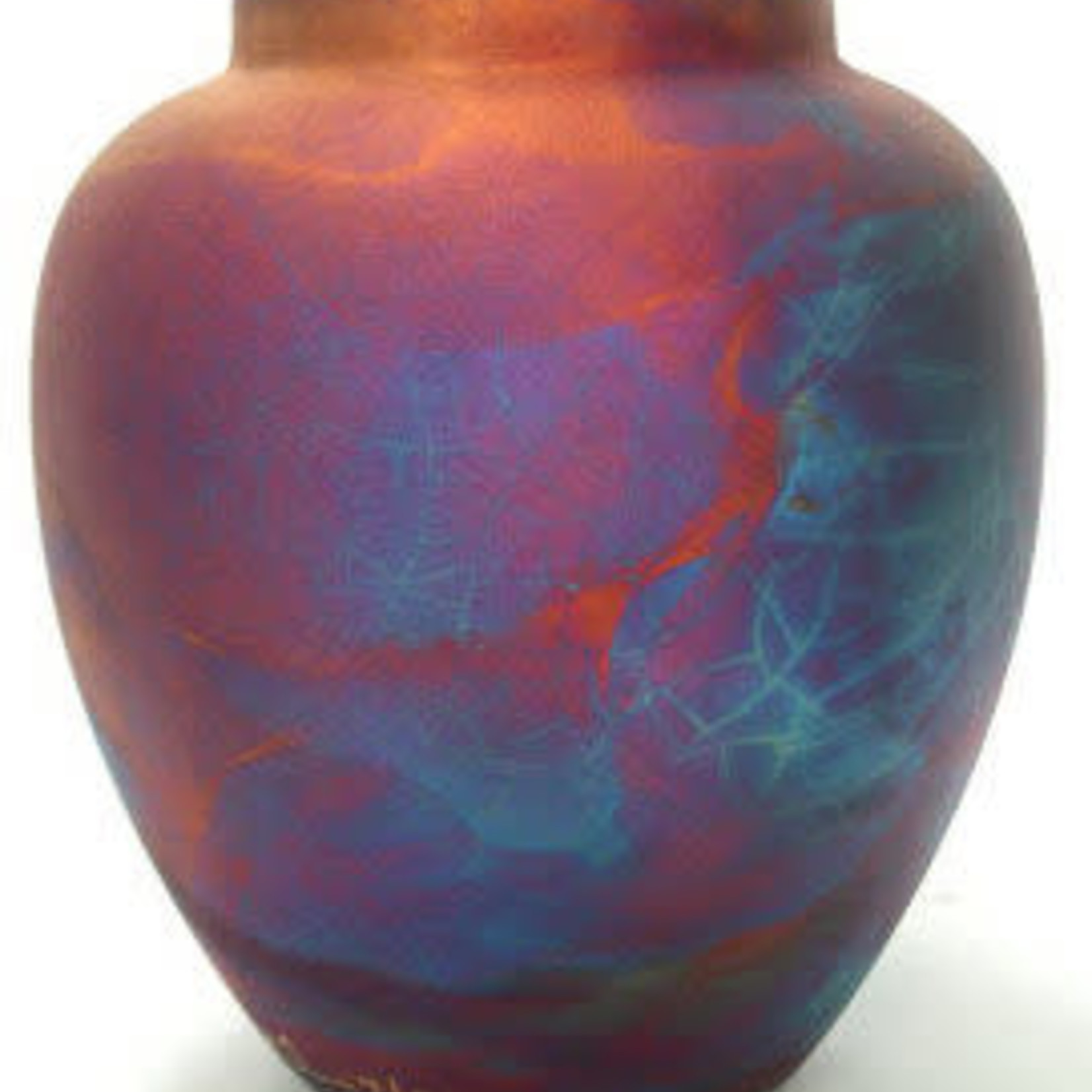 Raku Art MING VASE, sm, (RAKU, #141)