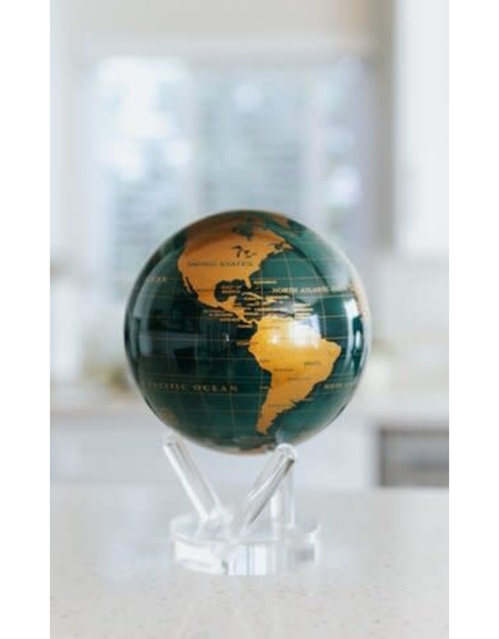 Mova Globes GREEN AND GOLD 6" (MOVA Globe 6" w/Acrylic Base)