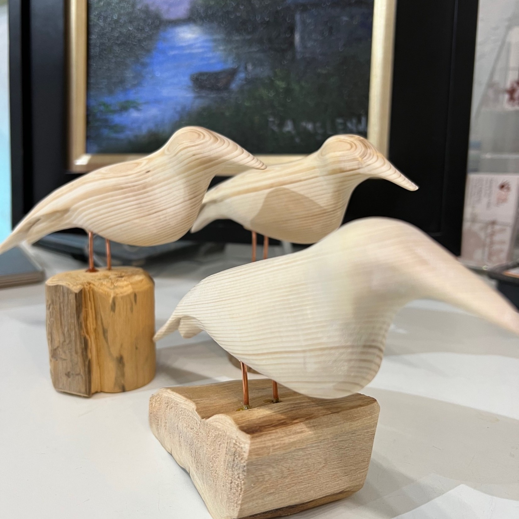 Don Snyder Small birds, wood, DONS