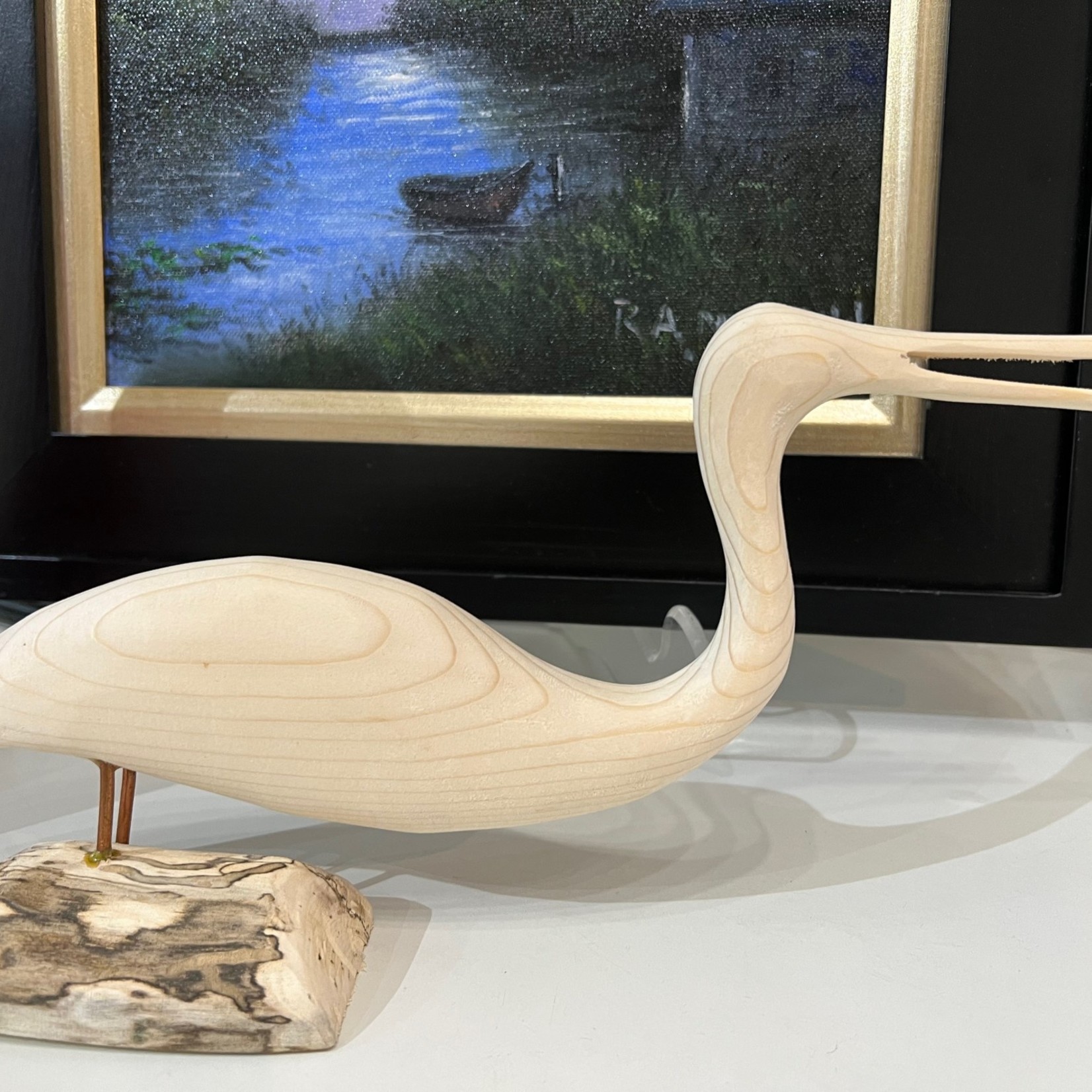 Don Snyder EGRET (Hand-Carved Wood, DONS)