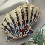 Clay Eclectics by Alyssa LLC Shell dish with feet, ALYSSA